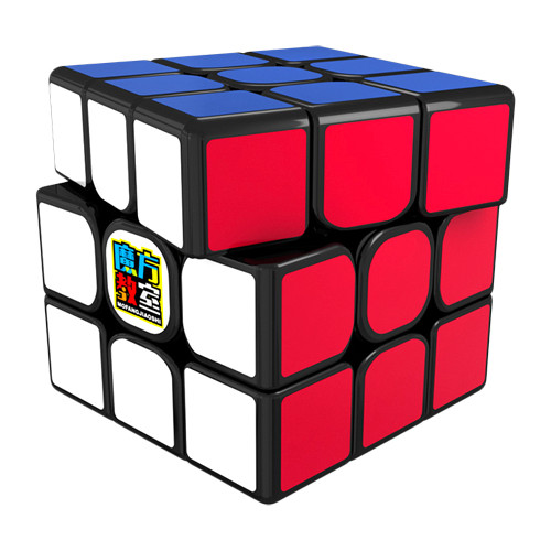 MoFang JiaoShi MF3RS3 Magnetic 3x3 Black Rubik Kocka