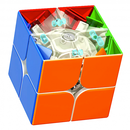 MoYu RS2 M Evolution 2x2 Stickerless Rubik Kocka