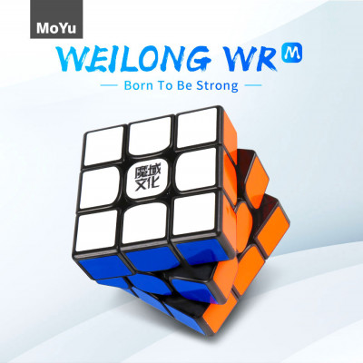MoYu WeiLong WR M 2020 3x3 Black Rubik Kocka