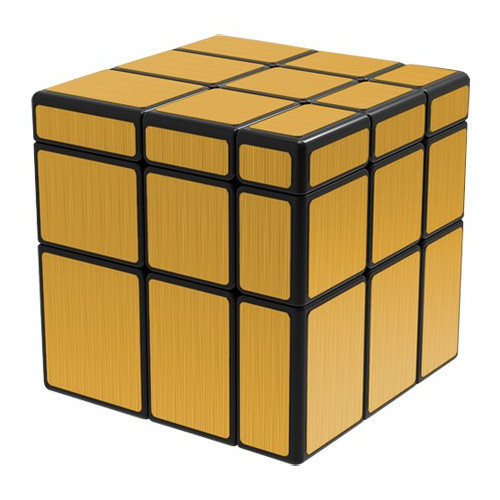 QiYi 3x3 Mirror Blocks Gold Rubik Kocka