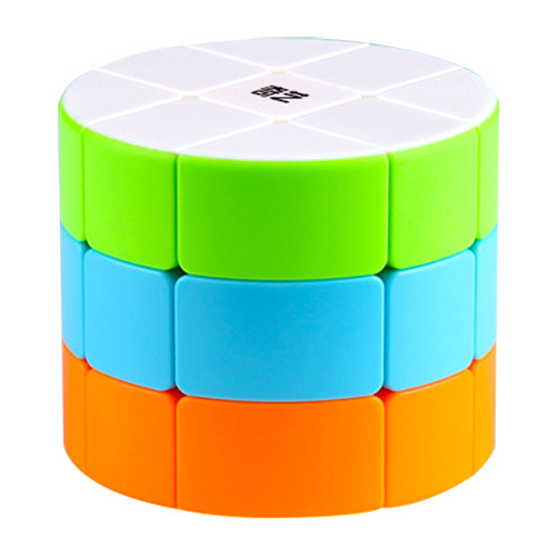 QiYi Cylinder 3x3 Cube Stickerless Rubik Kocka
