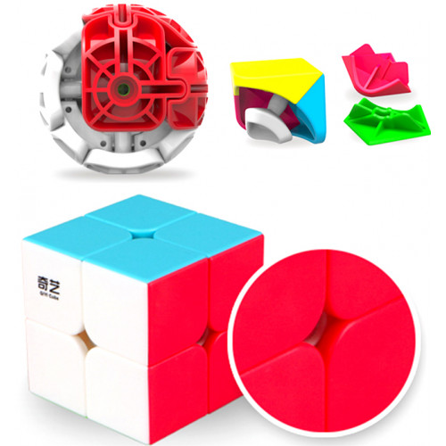 QiYi QiDi S2 2x2 Stickerless Rubik Kocka