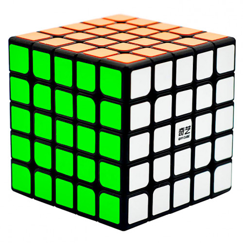 QiYi QiZheng 5x5 Black Rubik Kocka
