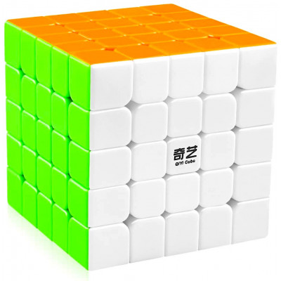 QiYi QiZheng S2 5x5 Stickerless Rubik Kocka