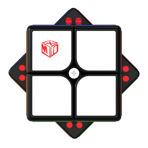 QiYi XMD Flare Magnetic 2x2 Black Rubik Kocka