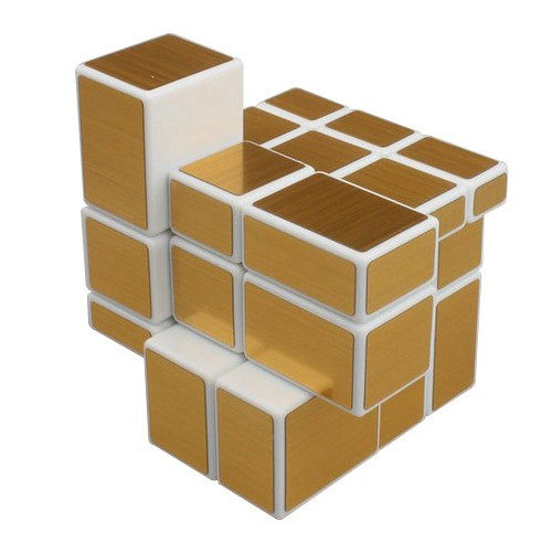 ShengShou Mirror Cube Gold (White) Rubik Kocka