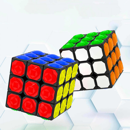 YJ 3x3 Blind Cube Black Rubik Kocka