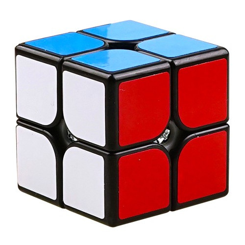 YJ GuanPo Plus 2x2 Black Rubik Kocka