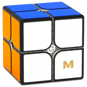YJ MGC2 Elite 2x2 Magnetic Black Rubik Kocka