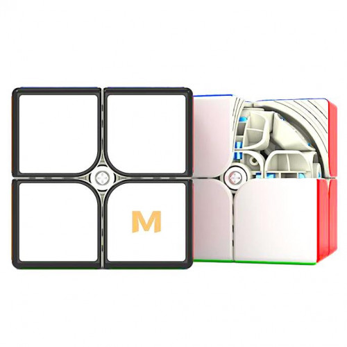 YJ MGC2 Elite 2x2 Magnetic Black Rubik Kocka