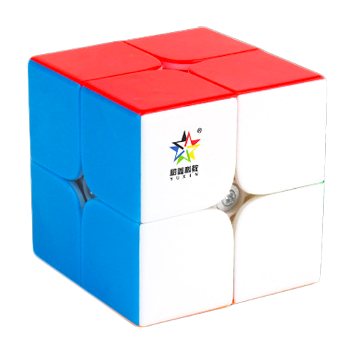 YuXin Little Magic 2x2 Magnetic Stickerless Rubik Kocka