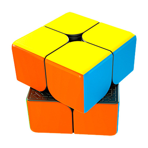 YuXin Little Magic 2x2 V2 Magnetic Stickerless Rubik Kocka